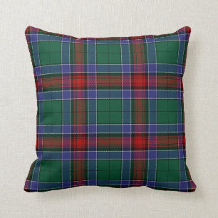 Almofada Xadrez de Tartan do Clã Jardine
