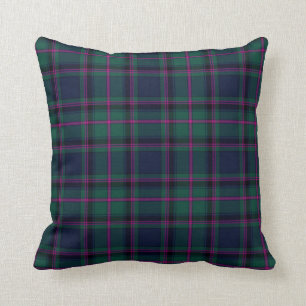 Almofada Xadrez de Tartan tradicional do clã do tanoeiro