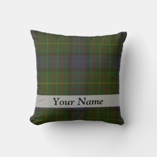 Almofada Xadrez de tartan verde