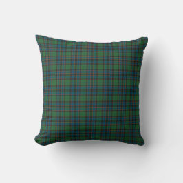 Almofada Xadrez Escocês Verde Azul Laranja