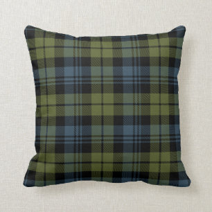 Almofada Xadrez Escocesa Clã Campbell Tartan