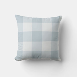Almofada Xadrez Gingham Azul Pólen Grande