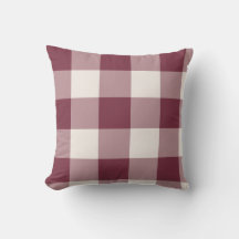 Xadrez Gingham Grande Burgundy
