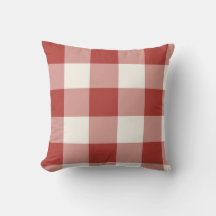 Xadrez Gingham Vermelho Grande