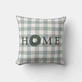 Almofada Xadrez HOME Typografia Na moda Farmhouse Gingham