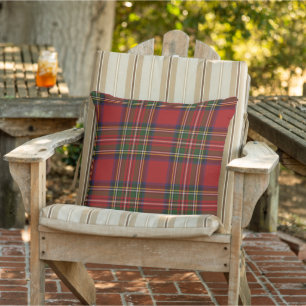 Almofada Xadrez Real Stewart Clan Tartan