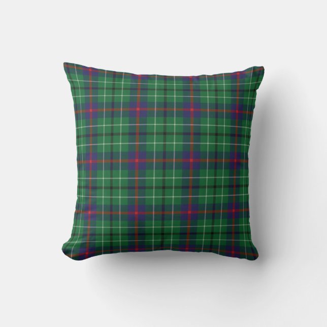Almofada Xadrez russa Elegante Duncan Green Tartan (Frente)