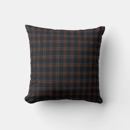 Almofada Xadrez Tartã Heritage Burgundy | Luxo Dinheiro Ant