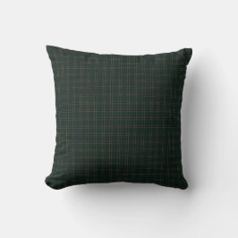 Almofada Xadrez Tartã Heritage Esmeralda | Luxo Dinheiro An