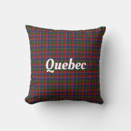 Almofada Xadrez Tartan de Quebec