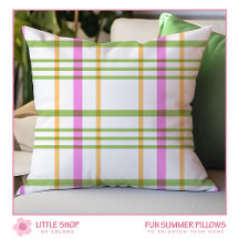 Xadrez Verde Rosa Verão