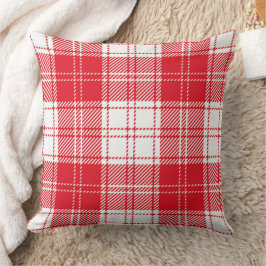 Almofada Xadrez vermelha