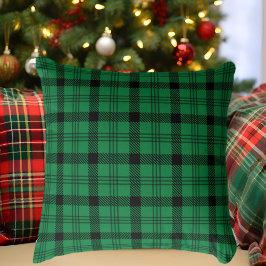 Almofada Xadrezes verdes e negras