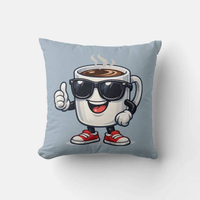 Almofada Xícara de Café Eufórica (Frente)