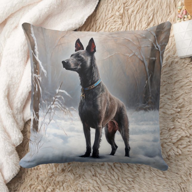 Almofada Xoloitzcuintli Deixe Nevar Natal (Cobertor)