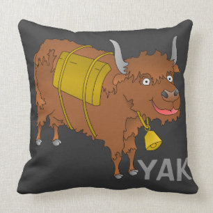 Almofada Yak animado