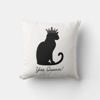 Almofada Yas Rainha! Os gatos são definitivamente rainhas d
