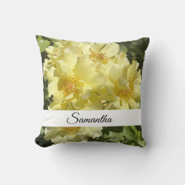 Almofada Yellow Botanical Flowers