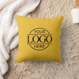 Almofada Yellow Promotional Elegant Company Business Logo