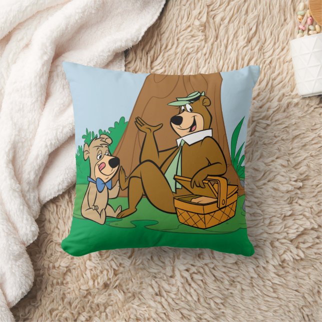 Almofada Yogi Bear e Boo Picnic Snack (Cobertor)