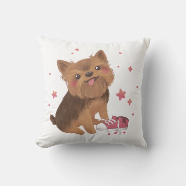 Almofada Yorkie, o melhor causador de problemas (Frente)