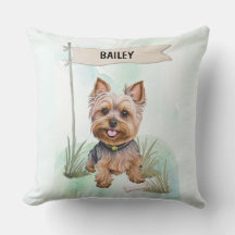 Yorkshire Terrier Aquarela Cachorro Personalizado
