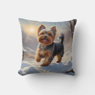 Almofada Yorkshire Terrier Elegant Travesseiro decorativo