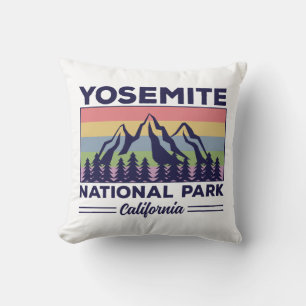 Almofada Yosemite National Park California Retro Hiking