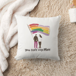 Almofada You Are My Safe Place – LGBTQ Pride Love Sticker