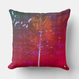 Almofada ZALMAXI HOME red bleu abstrato