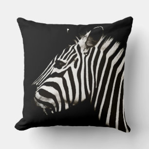 Almofada Zebra Black and White Stripes Animal