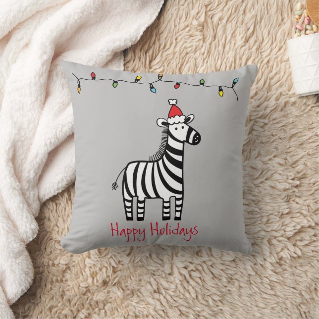 Almofada Zebra do Natal Whimsso (Cobertor)