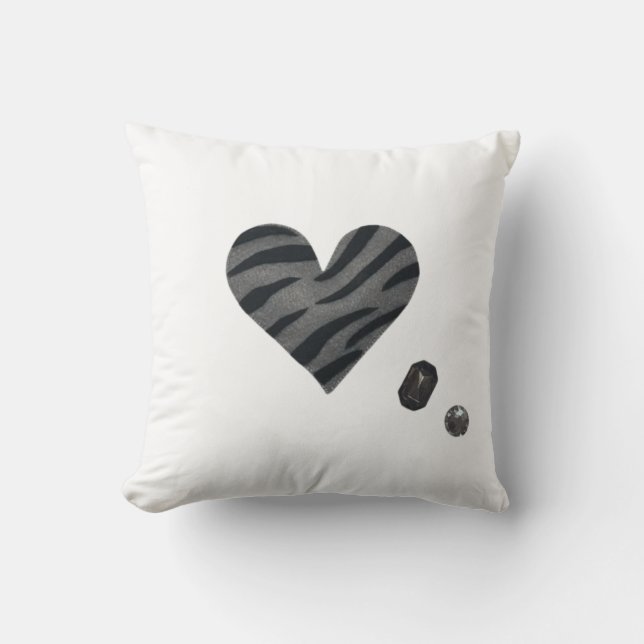 Almofada Zebra-heart (Frente)