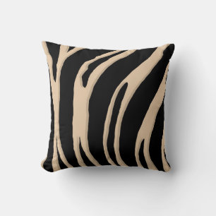 Almofada zebra, listras, imagens de impressão animal