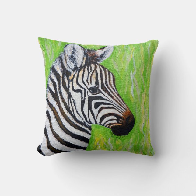 Almofada Zebra Painting (Frente)