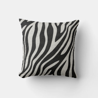 Almofada Zebra Preto Branco Cinza