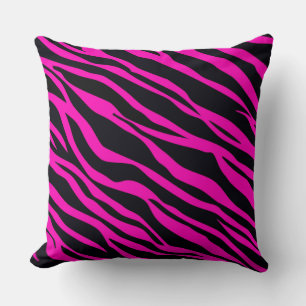 Almofada Zebra Rosa Quente Riscado
