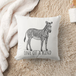 Almofada Zebra Único de Uma Só Espécie