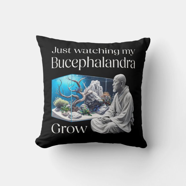 Almofada Zen and Bucephalandra – The Art of Aquascaping (Frente)