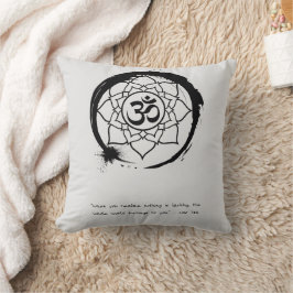 Almofada Zen Citação: Sabedoria e Meditação