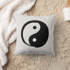 Almofada Zen Citação: Sabedoria e Meditação
