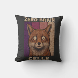 Almofada Zero Células Cerebrais Raposa Meme – Animal Engraç