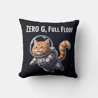 Almofada Zero G, Pelo Farto! Adorável Gata Espacial
