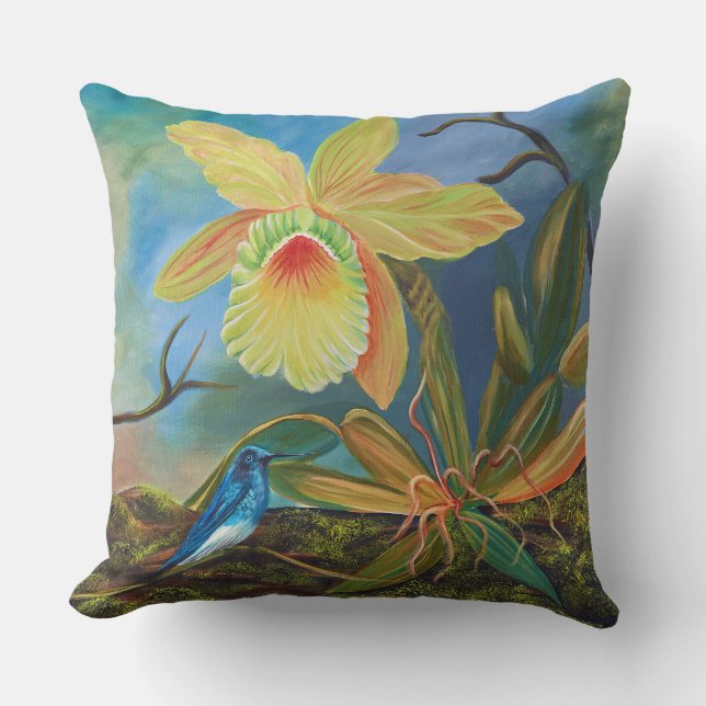 Almofada Zierkissen Kolibri (Frente)
