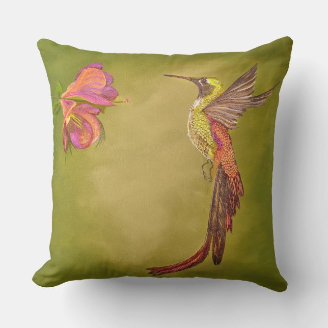 Almofada Zierkissen Kolibri (Frente)