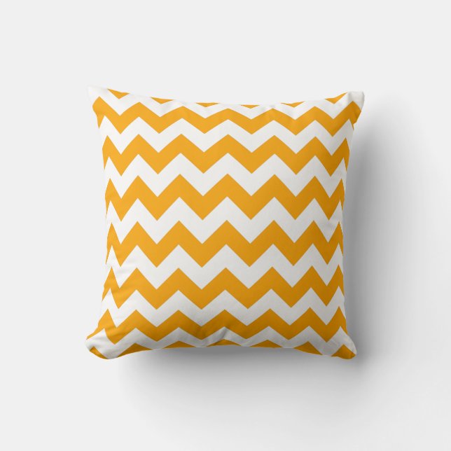 Almofada Zigzag Laranja (Frente)
