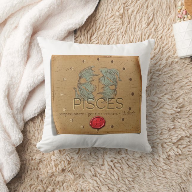 Almofada Zodiac - Pisces - Throw Pillow (Cobertor)
