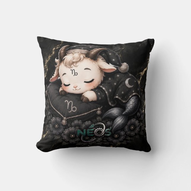 Almofada Zodíaco Kawaii Neos Capricórnio (Frente)