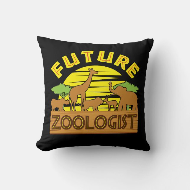 Almofada Zoólogo Futuro (Frente)