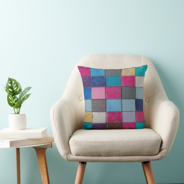 Almofadas Camas de sofa em cores brilhantes e lind (Cadeira)